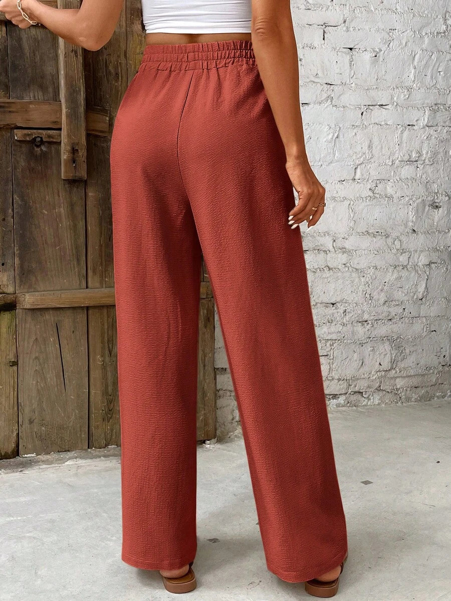 Women’s Wide Leg High-Waist Lounge Pants