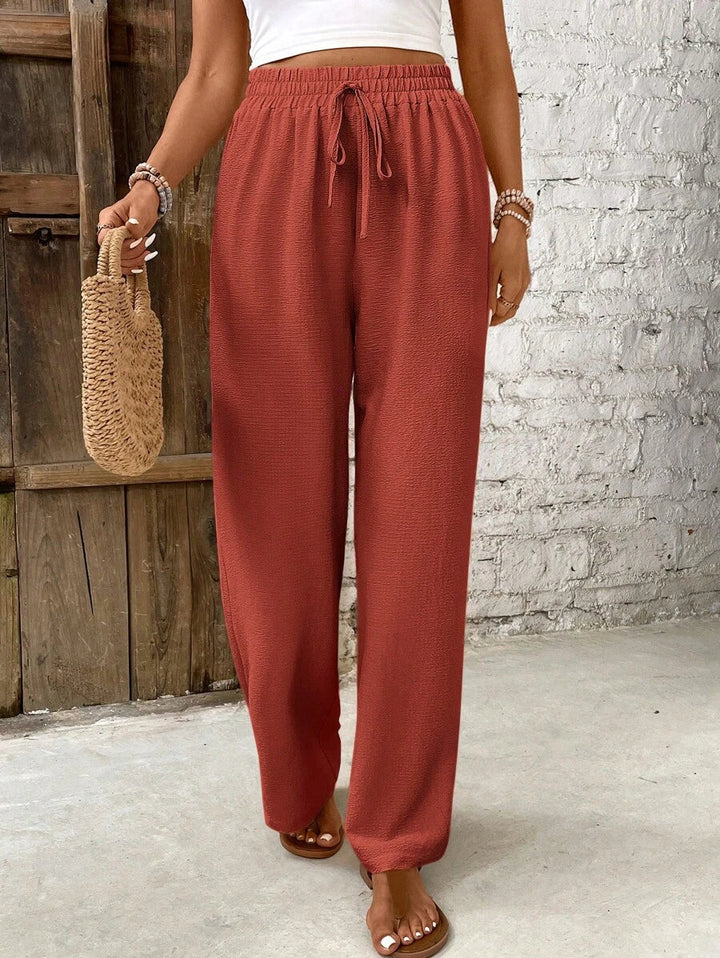 Women’s Wide Leg High-Waist Lounge Pants