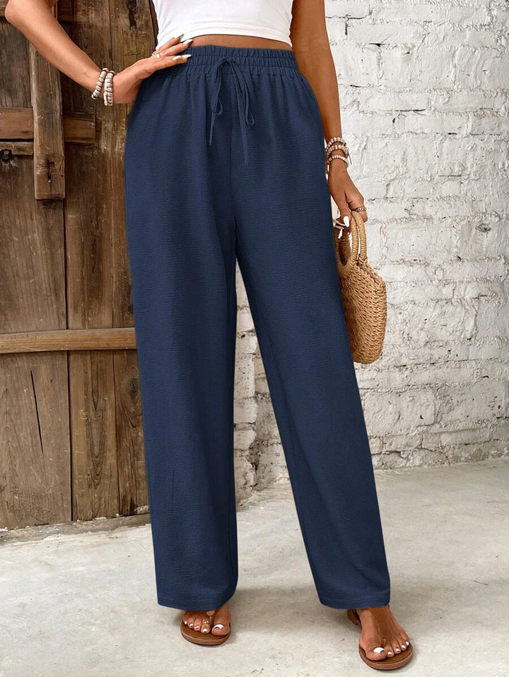 Women’s Wide Leg High-Waist Lounge Pants