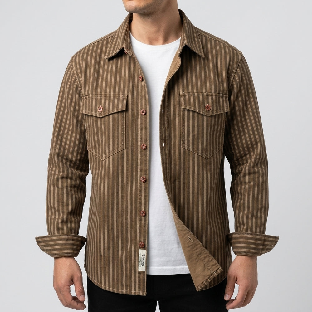 Khaki Striped