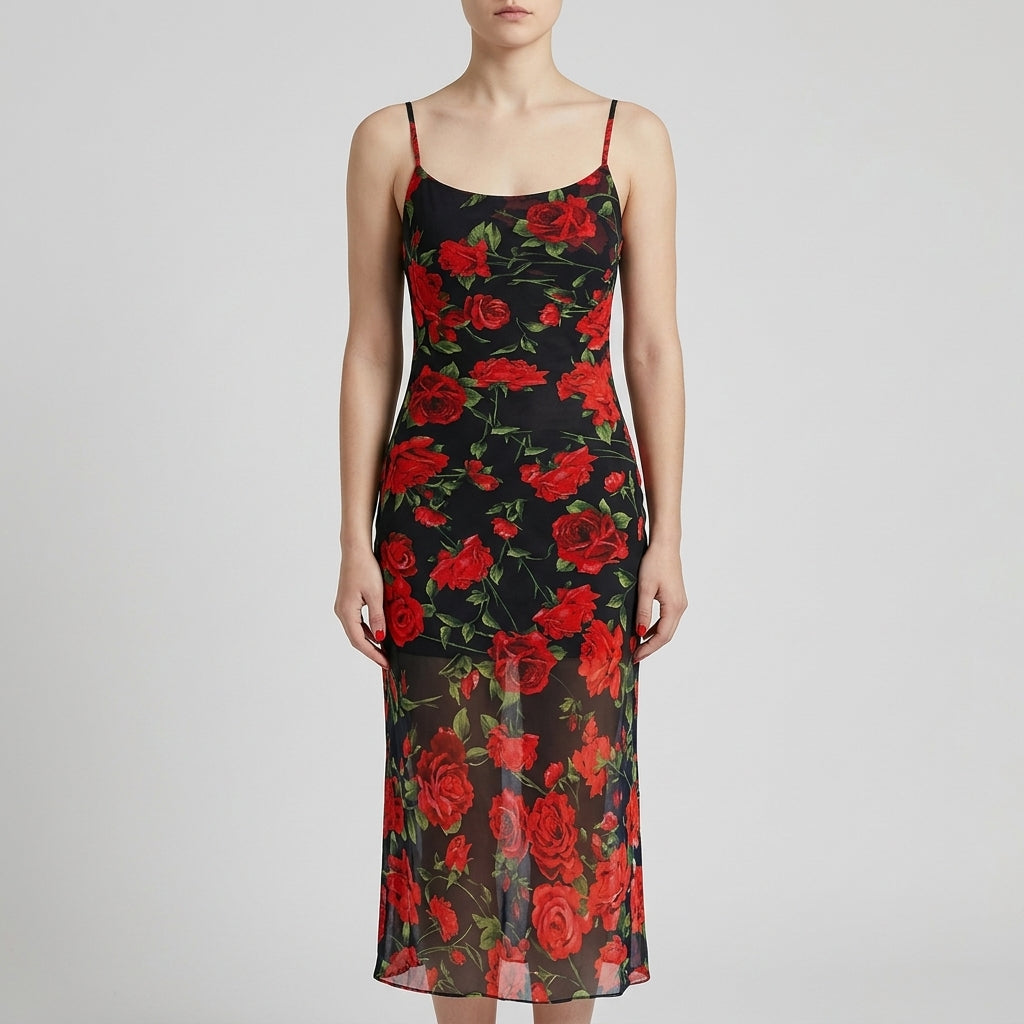 Floral red
