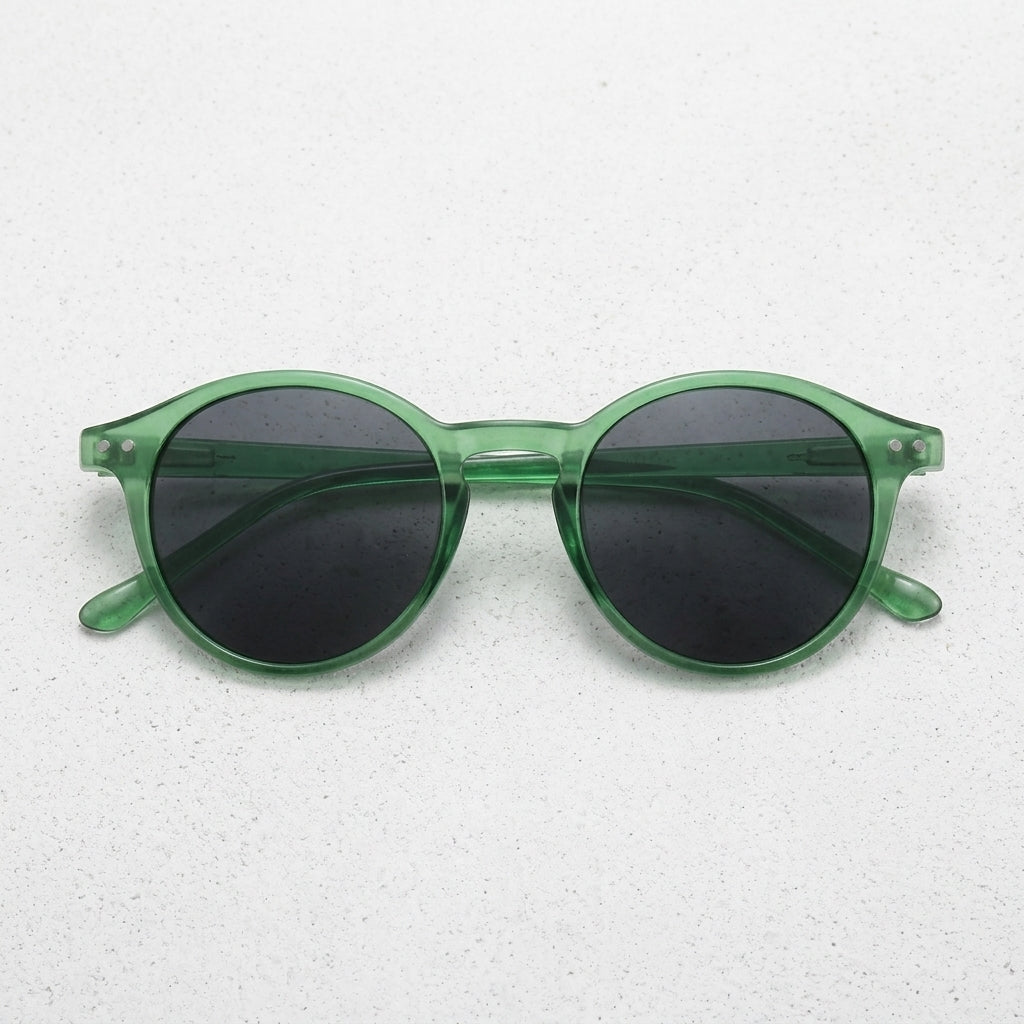Frame: Transparent Green Lens: Dark Green