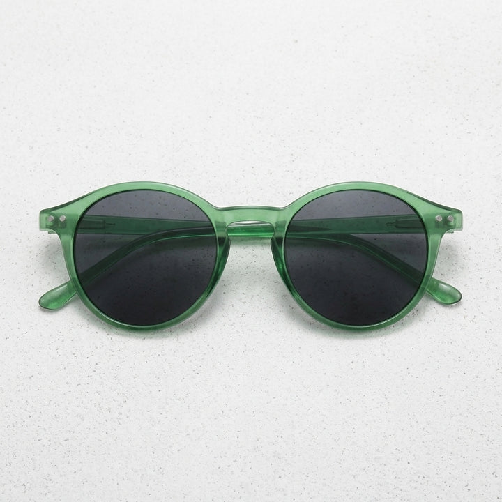 Frame: Transparent Green Lens: Dark Green