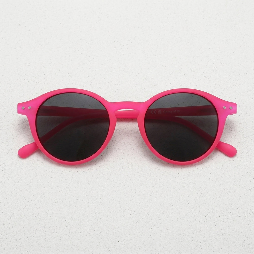 Frame: Bright Pink Lens: Dark Grey / Black