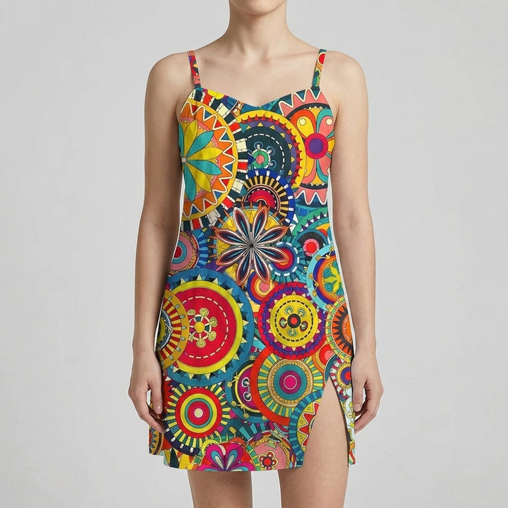 Multicolour — Boho floral print