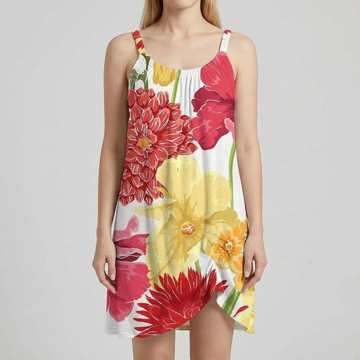 Yellow/Red — Floral print