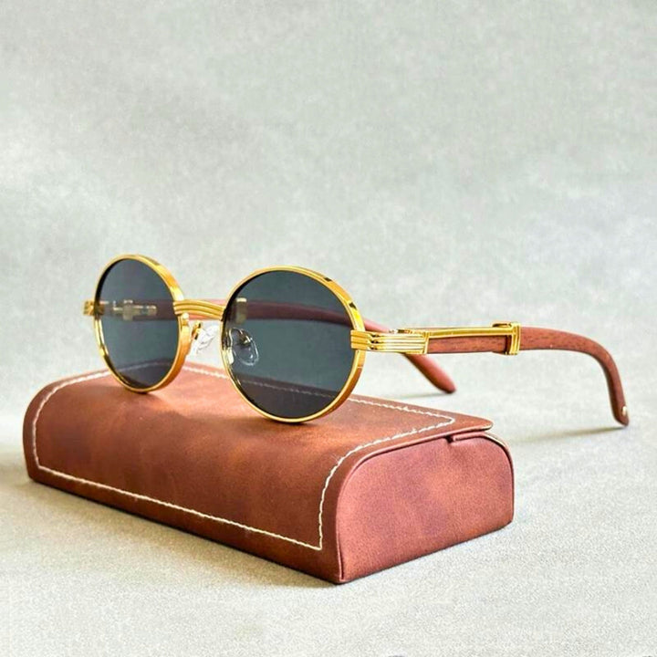 Bellagio Gold Frame Sunglasses