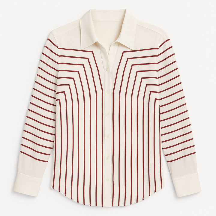 Liora Striped Button Shirt
