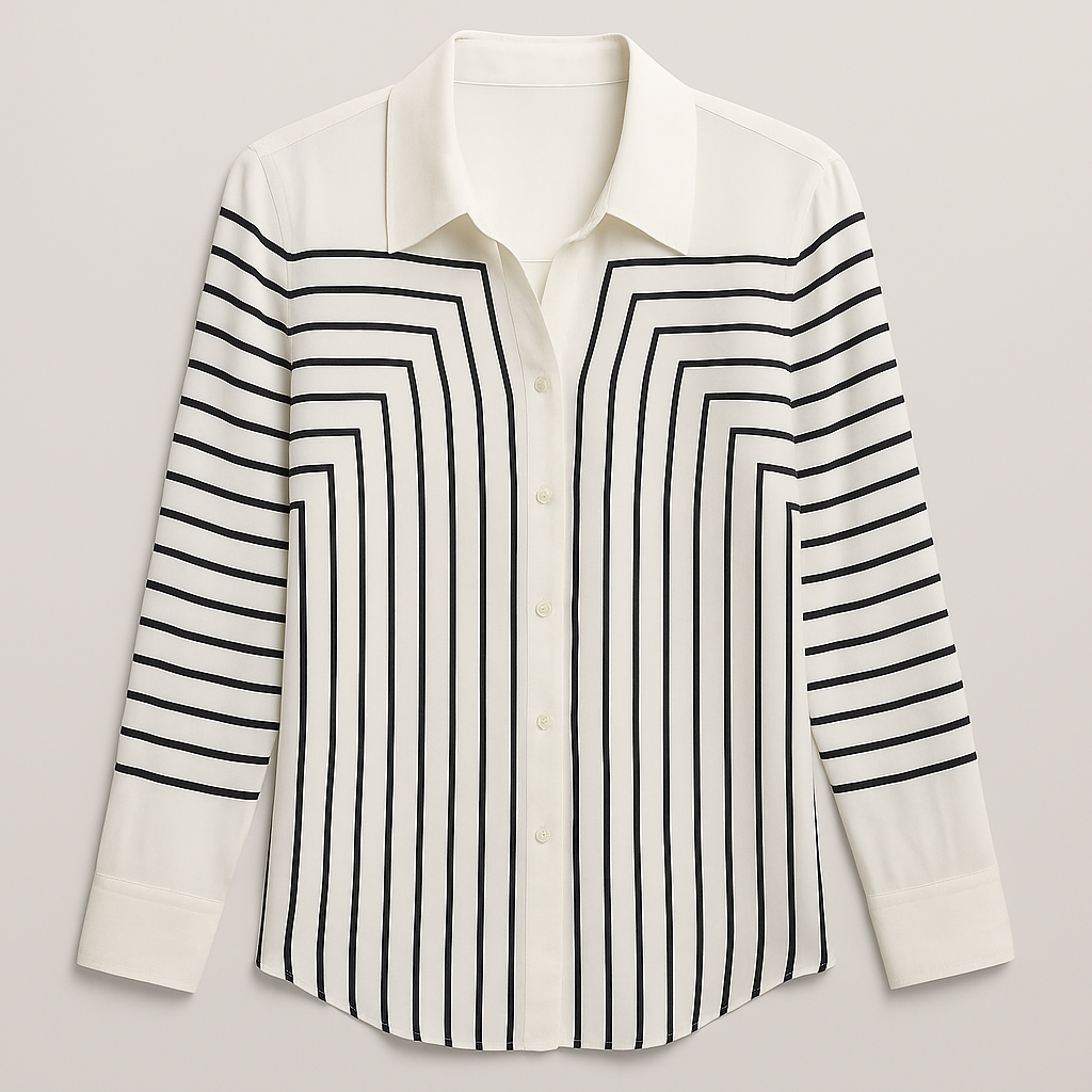 Liora Striped Button Shirt