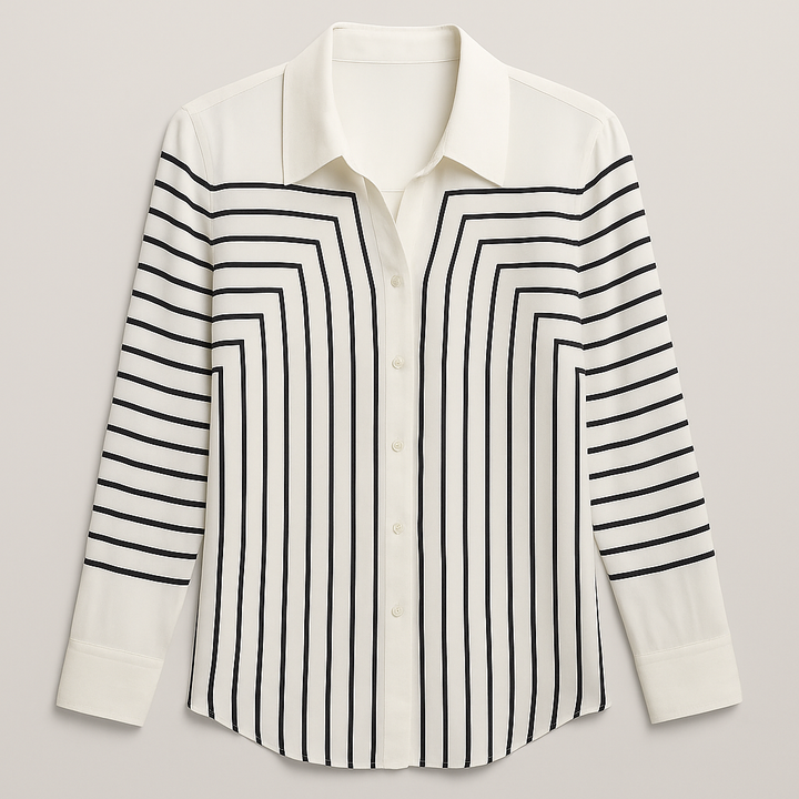 Liora Striped Button Shirt