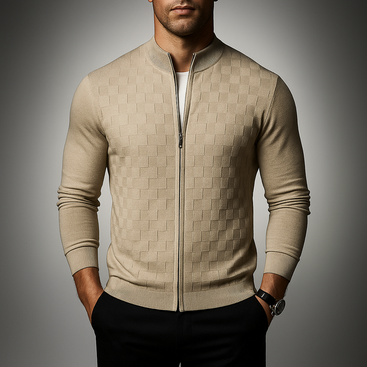 Weston Zip Knit Cardigan