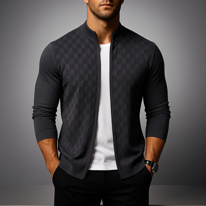 Weston Zip Knit Cardigan