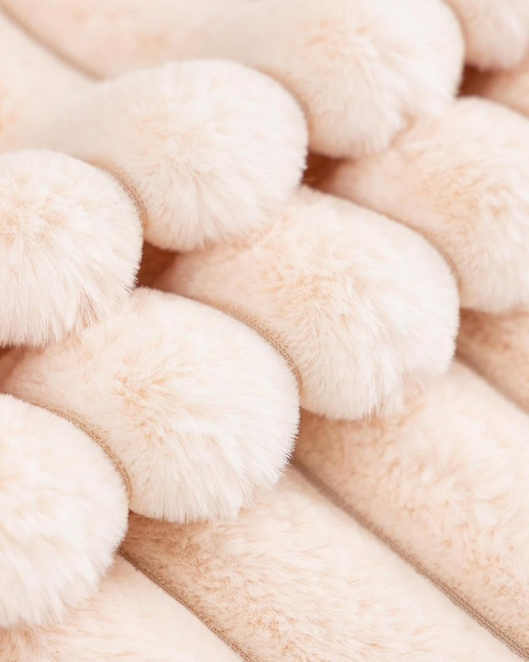 Ribbed Plush Cushion Set – Soft Velvet Sofa Pillow Covers