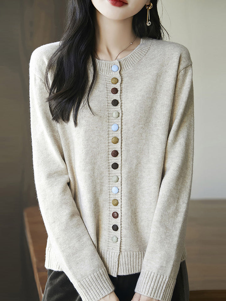 Parma Wool Button Sweater