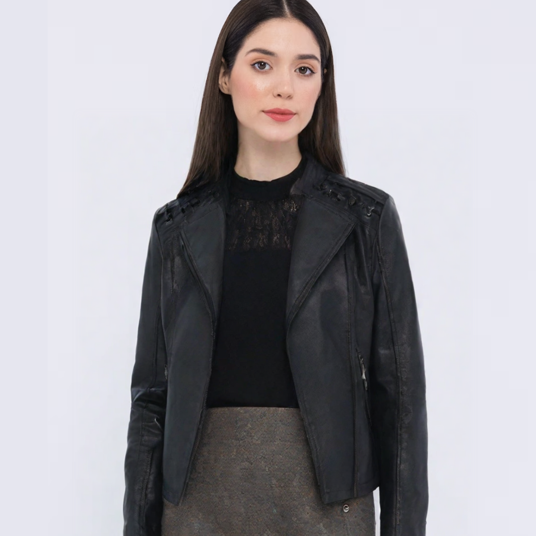 Siena Women’s Faux Leather Jacket
