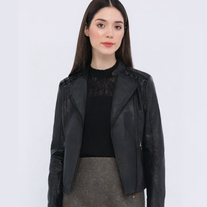 Siena Women’s Faux Leather Jacket