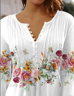 Marlowna V-Neck Blouse