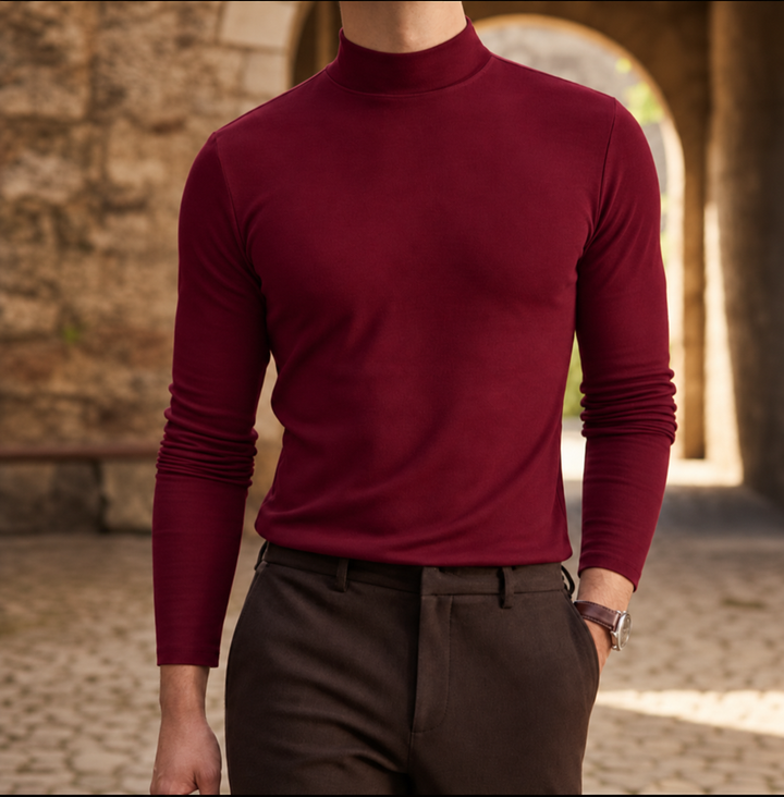 Lucien Classic Mock Neck