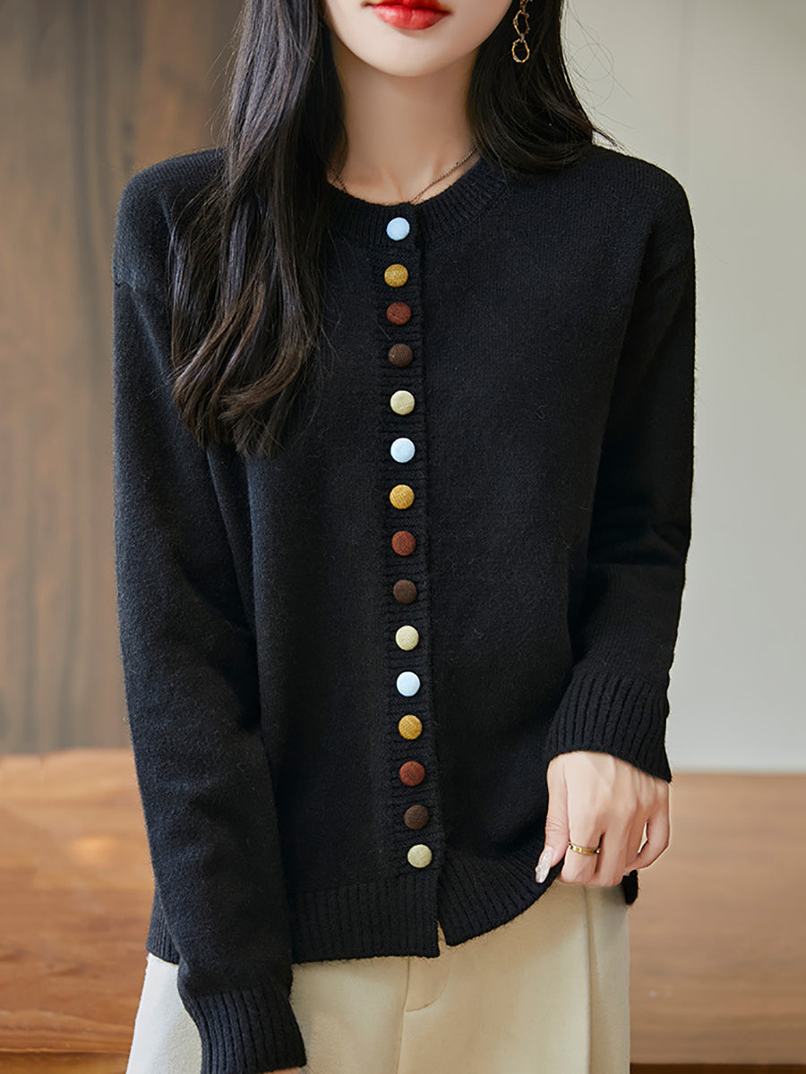 Parma Wool Button Sweater