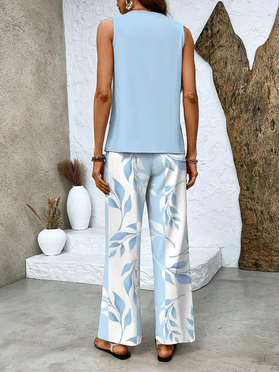 Portofino Two-Piece Wide-Leg Set
