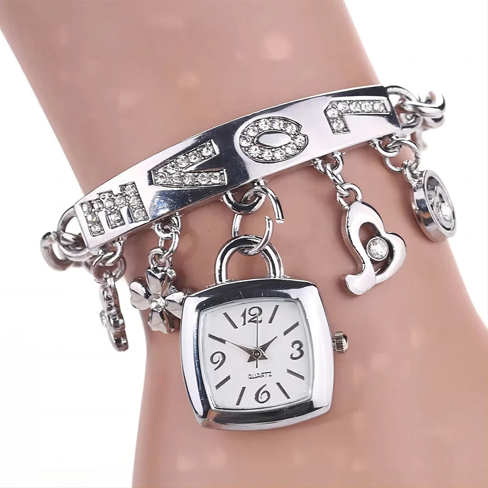 Charm Quartz Watch Bracelet