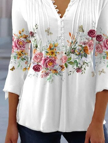 Marlowna V-Neck Blouse