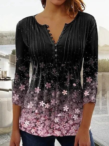 Marlowna V-Neck Blouse