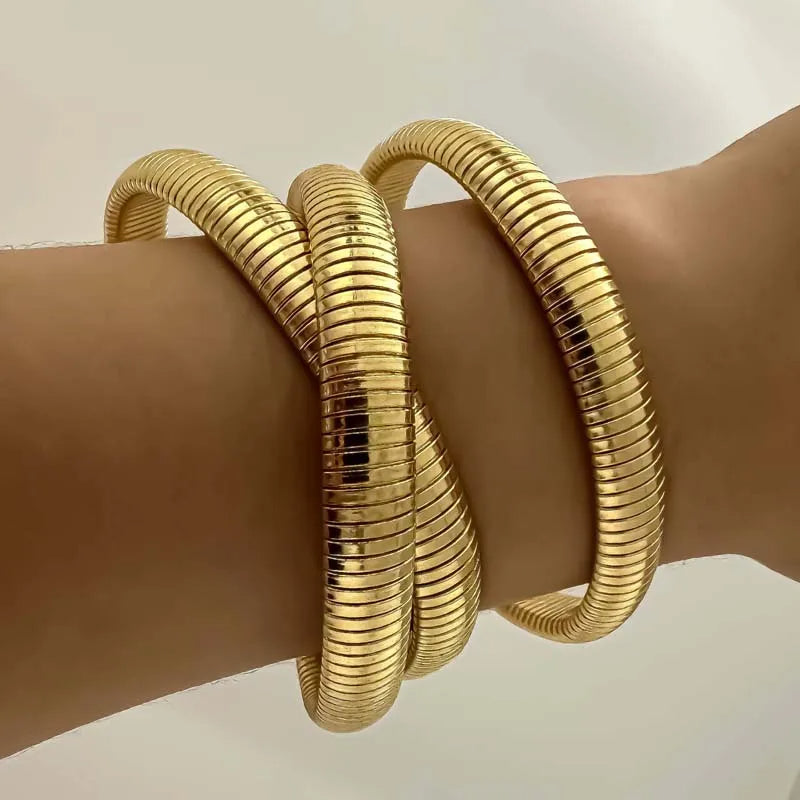 Luxe Coil Bracelet Set