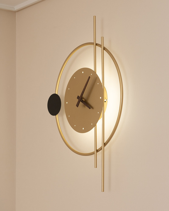 Modern LED Wall Clock – Decorative Light-Up Timepiece