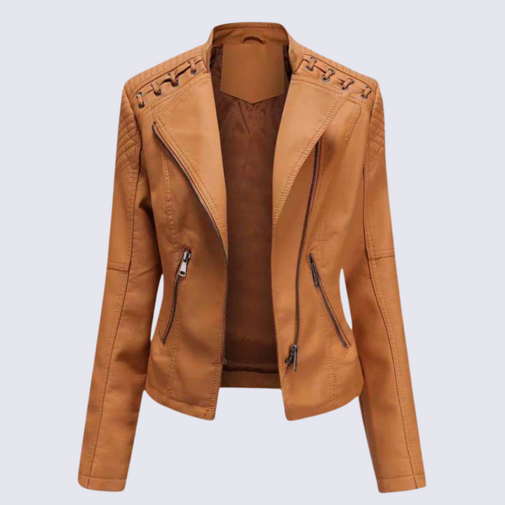 Siena Women’s Faux Leather Jacket
