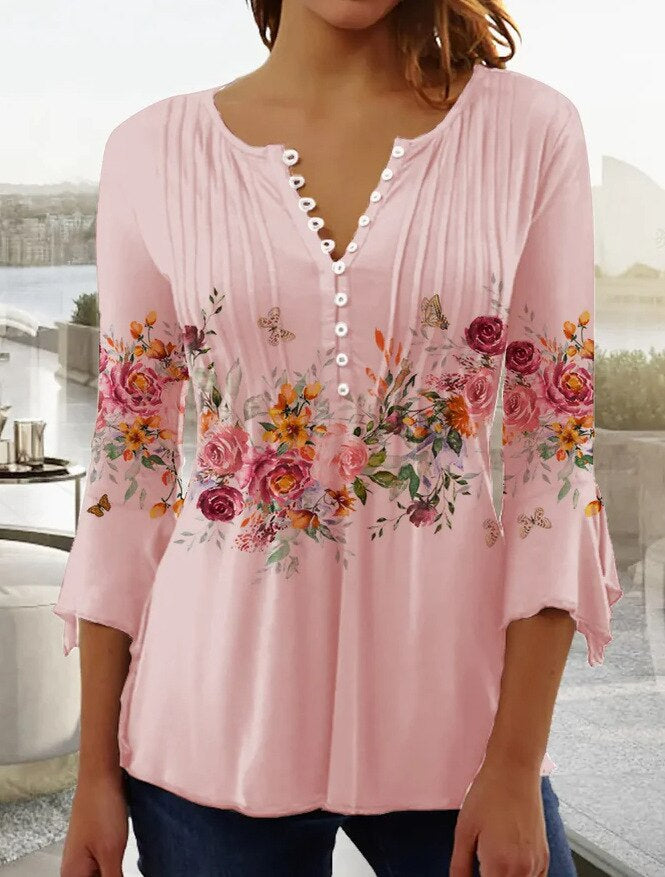 Marlowna V-Neck Blouse