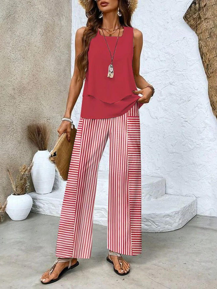 Portofino Two-Piece Wide-Leg Set