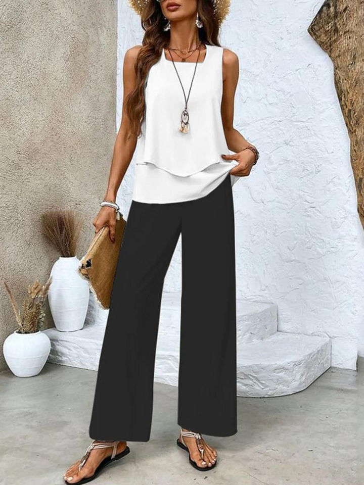 Portofino Two-Piece Wide-Leg Set
