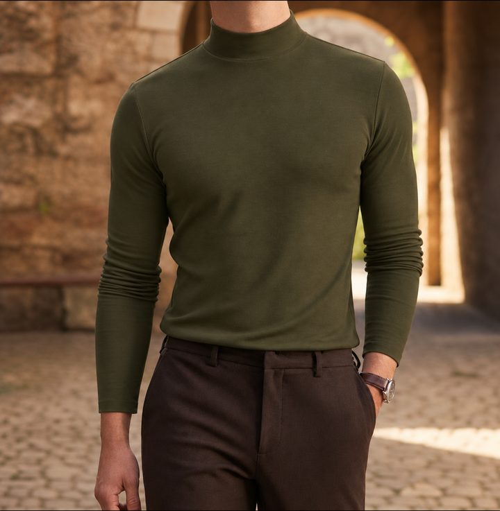 Lucien Classic Mock Neck