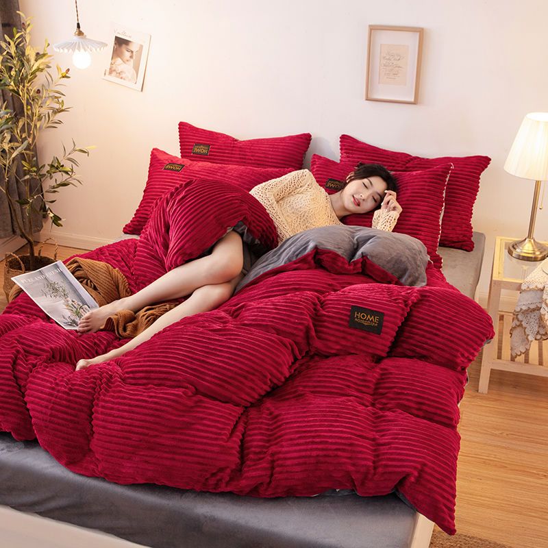 Ultra Soft Corduroy Duvet Cover Set