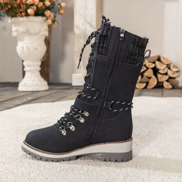 Winter Lace-Up Snow Boots