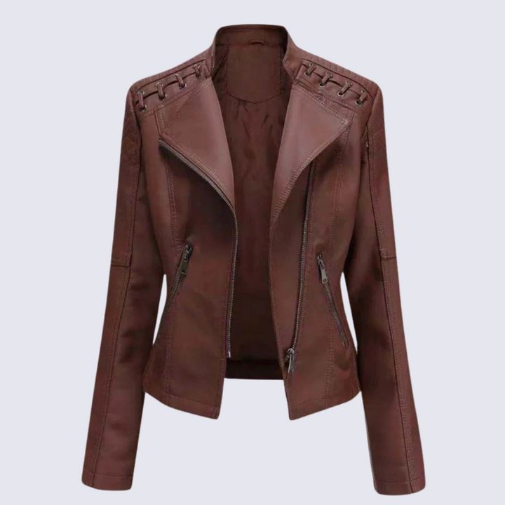 Siena Women’s Faux Leather Jacket