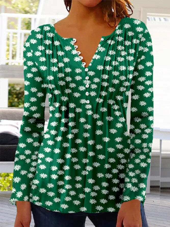 Marlowna V-Neck Blouse