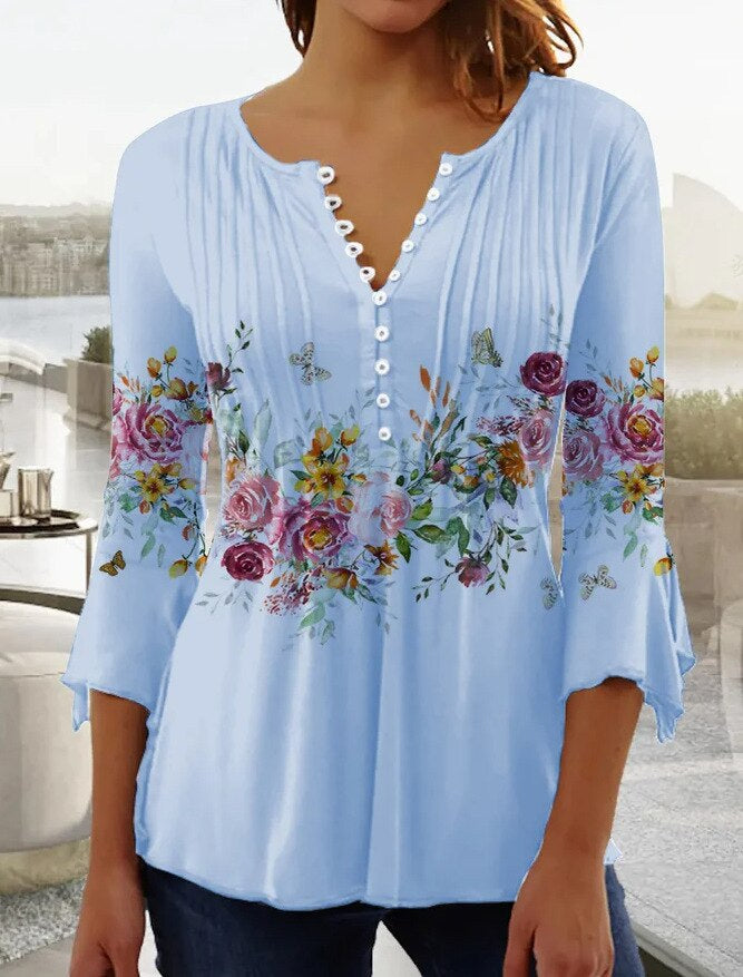 Marlowna V-Neck Blouse