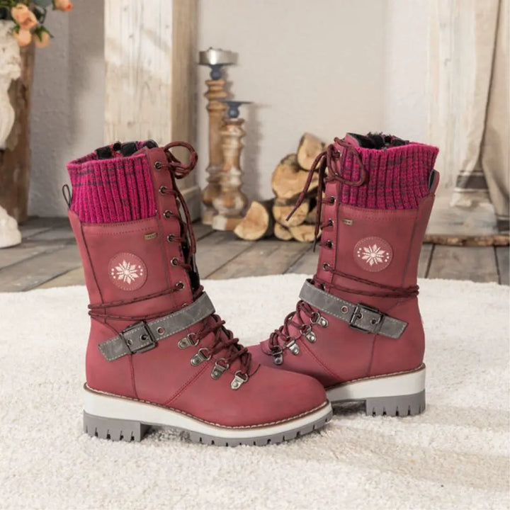 Winter Lace-Up Snow Boots