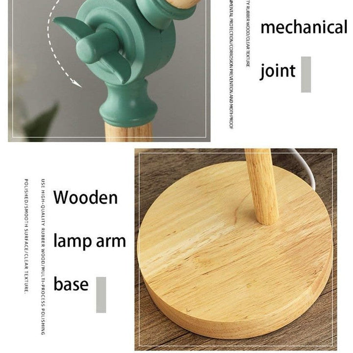 Arlo Wooden Desk Lamp