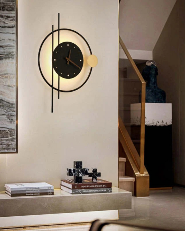 Modern LED Wall Clock – Decorative Light-Up Timepiece