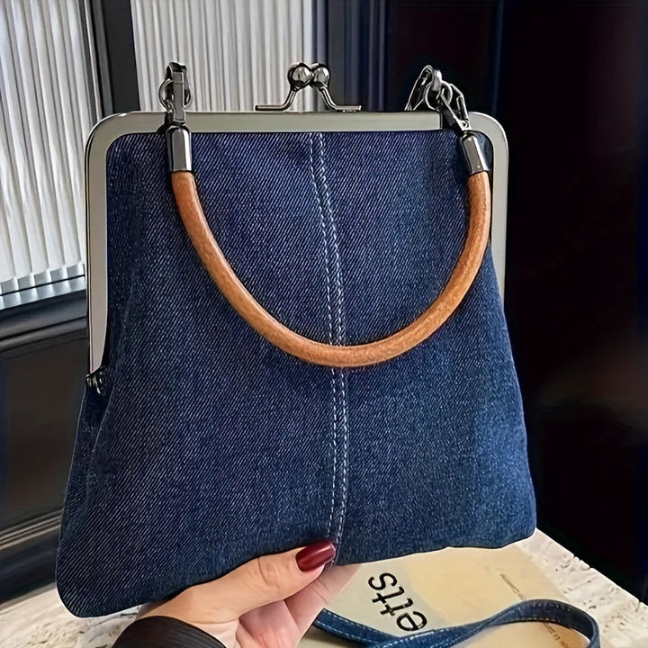 Riviera Vintage Denim Shoulder Bag
