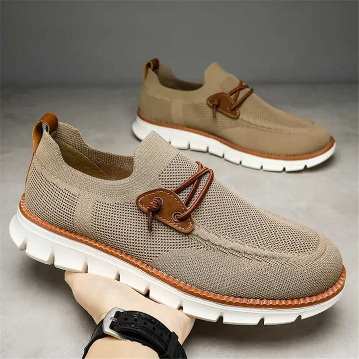 Men’s Lightweight Knit Comfort Slip-On Sneakers