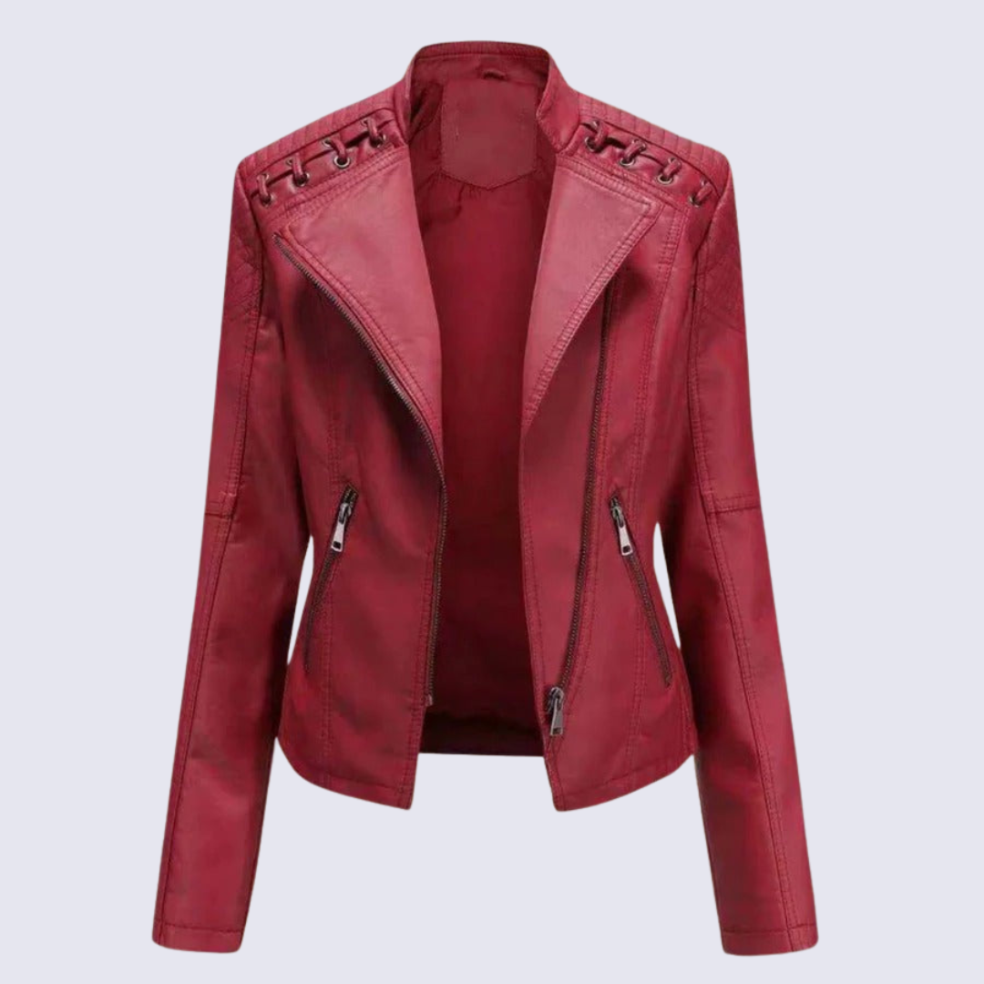 Siena Women’s Faux Leather Jacket