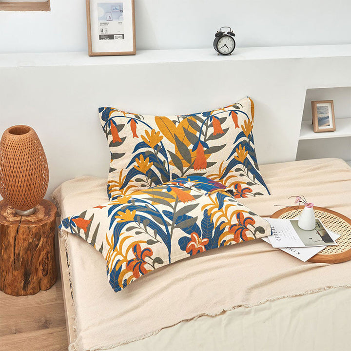 Soft Bloom Cotton Pillow Towels (2-Pack)