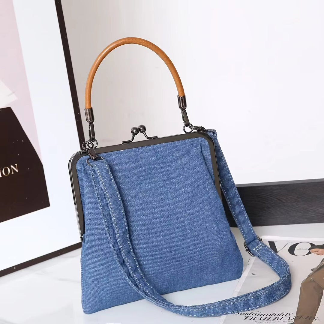 Riviera Vintage Denim Shoulder Bag