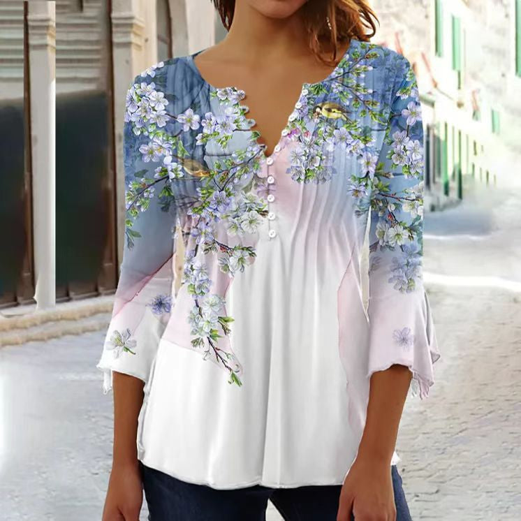 Marlowna V-Neck Blouse