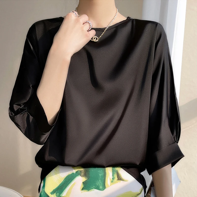 Florence Satin Blouse