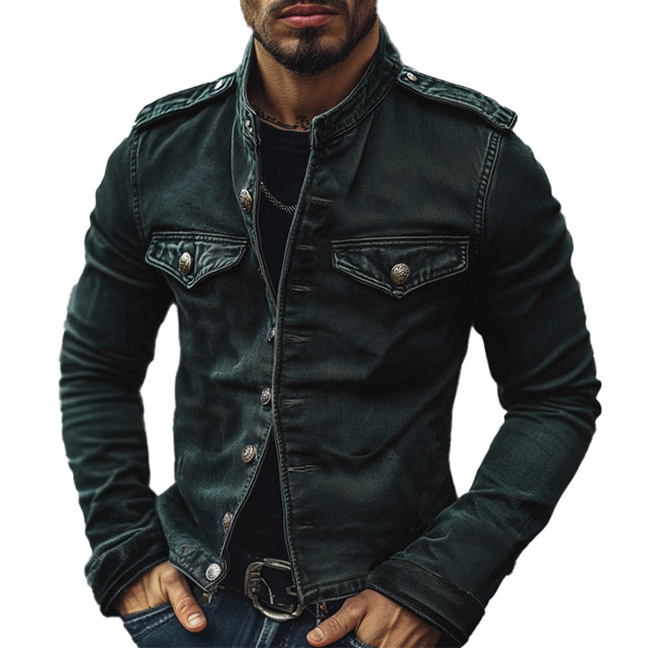 Camden Stand Collar Denim Jacket